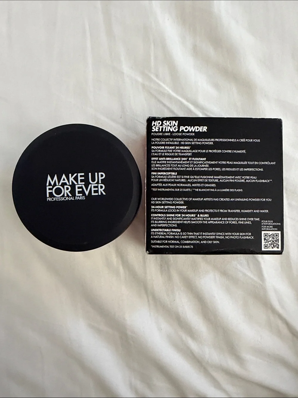 Make Up For Ever HD Skin Setting Powder in shade 0.1 Corrective Rose.